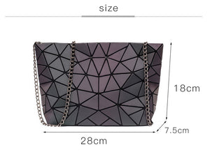 Geometric shoulder bag "REFLEX"