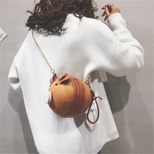 Animal Suede Bag 