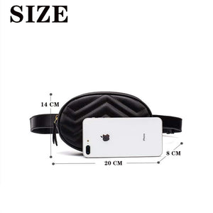 Round Leather Belt Bag "THE NUGGET"
