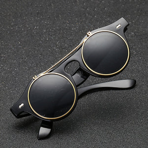 Steampunk Flip Up Sunglasses "THE PROFE$$OR"