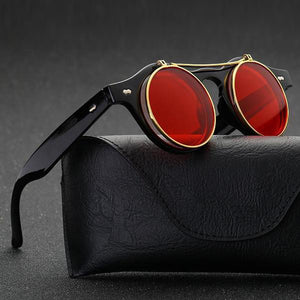 Steampunk Flip Up Sunglasses "THE PROFE$$OR"