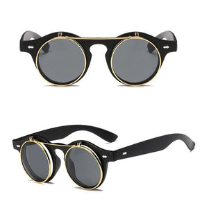 Steampunk Flip Up Sunglasses "THE PROFE$$OR"