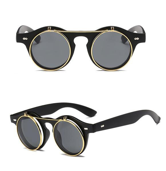 Steampunk Flip Up Sunglasses 