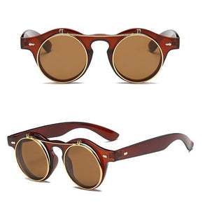 Steampunk Flip Up Sunglasses "THE PROFE$$OR"